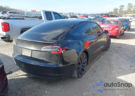 2020 Tesla Model 3 Performance Dual Motor All-Wheel Drive из США, поврежденный, VIN 5YJ3E1EC8LF623590